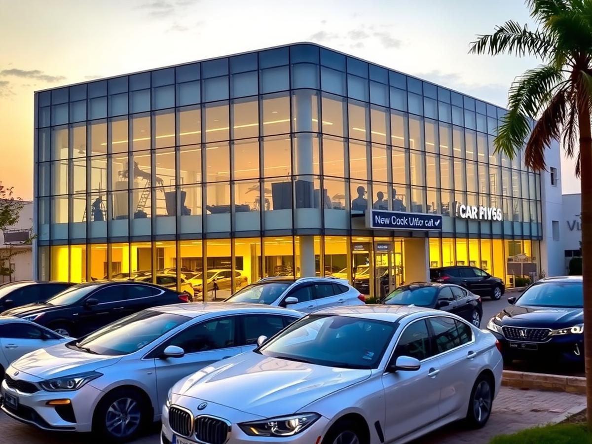 Manga Automobiles showroom building in Maitama, Abuja